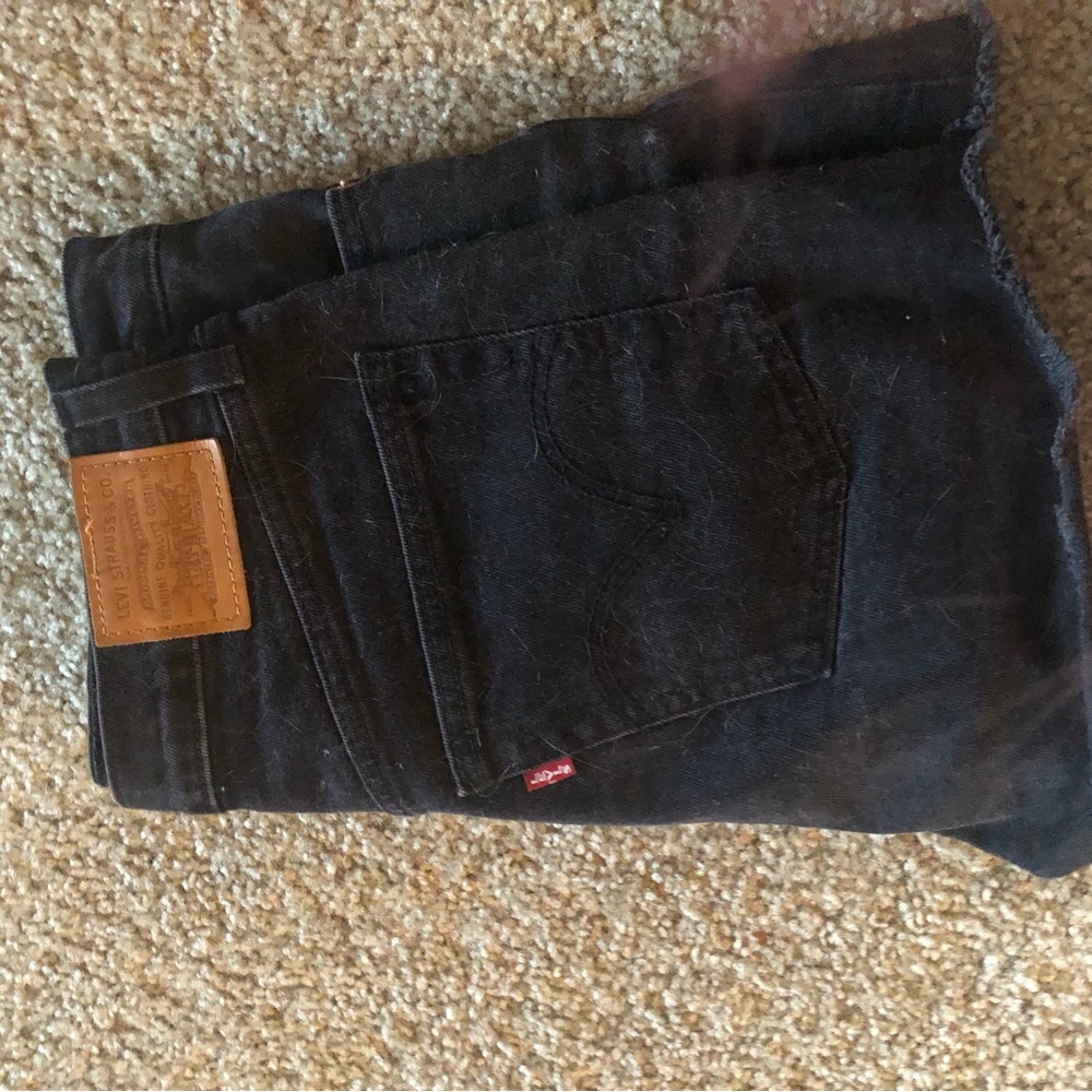 Levi’s black ribcage shorts - size 29 (8)